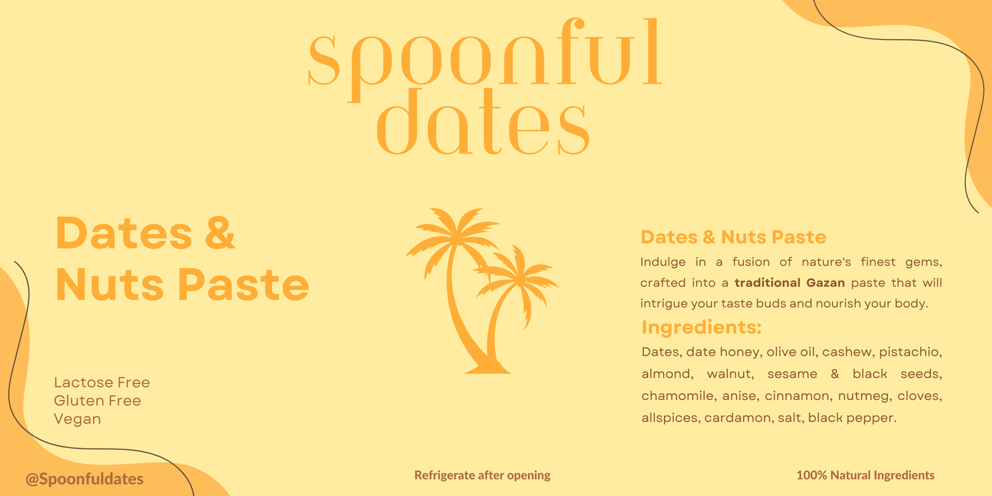 Dates & Nuts Paste